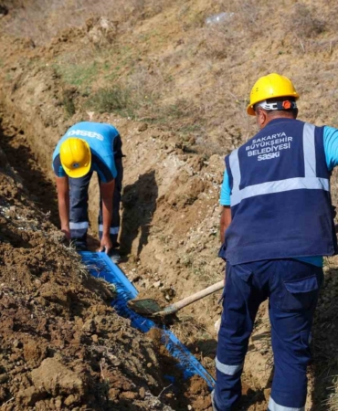 3 bin metrelik yeni hat ile mahalle sakinlerine kesintisiz su ulaştırılacak