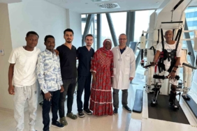 3 yıldır yürüyemeyen Afrikalı Djibi, Türkiye’de adım atmaya başladı
