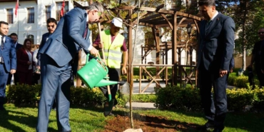 Bakan Işıkhan, Bilecik’te çınar fidanı dikti