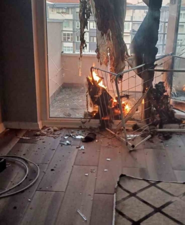 Balıkesir’de doğalgaz patlaması: 1 yaralı