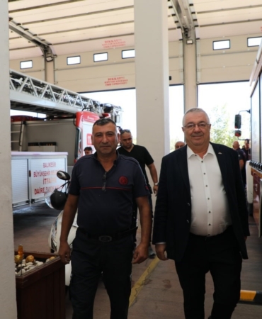 Başkan Mehmet Ertaş, İtfaiye Haftası’nı kutladı