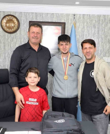 Başkan Soykan, Dünya Şampiyonunu ağırladı