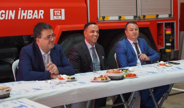 Başkan Yardımcısı Çobanoğlu, itfaiyeciler bir araya geldi