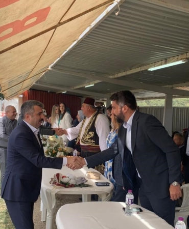 BaşkanYılmaz, Tarihi Alantepe Yağlı Güreşleri’ne katıldı