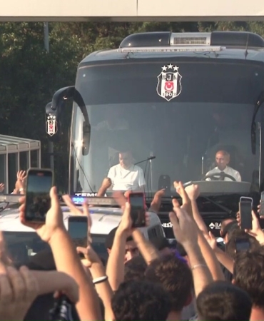 Beşiktaş, Kayseri’ye coşkuyla uğurlandı