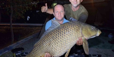 Bilecik’te 28 kiloluk dev pullu sazan görenleri hayrete düşürdü