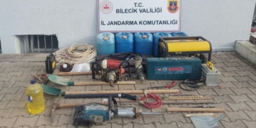 Bilecik’te definecilere suçüstü