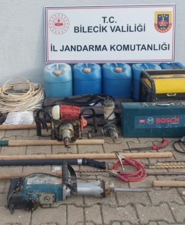 Bilecik’te definecilere suçüstü