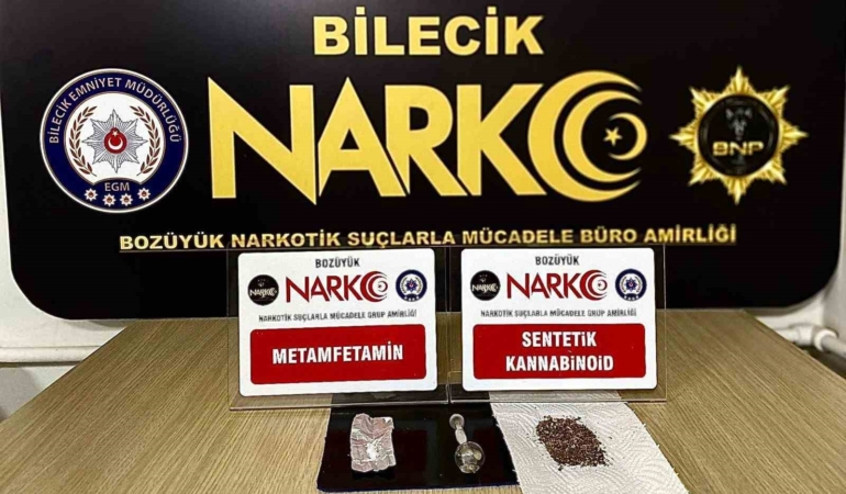 Bilecik’te durdurulan şüpheli araçta uyuşturucu madde ele geçirildi