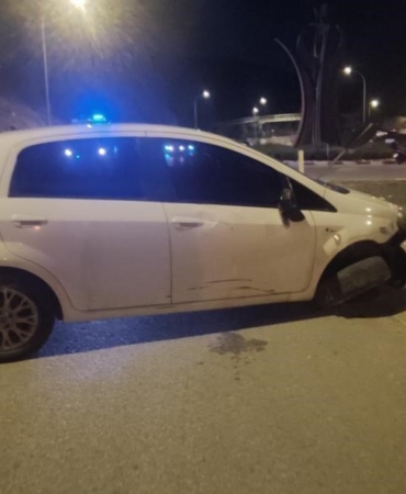 Bilecik’te otomobil çarptığı motosiklet sürücüsü yaralandı