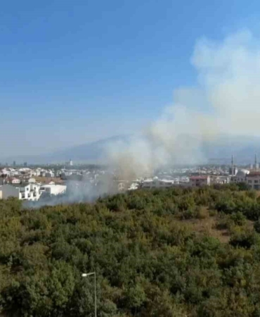 Bursa’da çocukların torpille eğlencesi yangına neden oldu