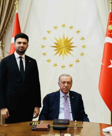 Bursaspor Başkanı Enes Çelik, Cumhurbaşkanı Recep Tayyip Erdoğan’la görüştü