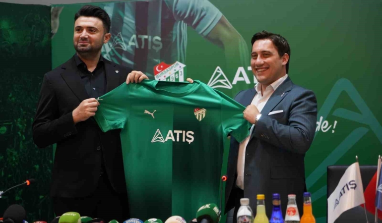 Bursaspor’un forma göğüs sponsoru Atış Grup oldu