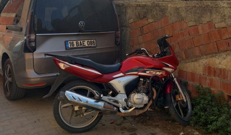 Çalınan 2 motor 47 kamera incelenerek bulundu