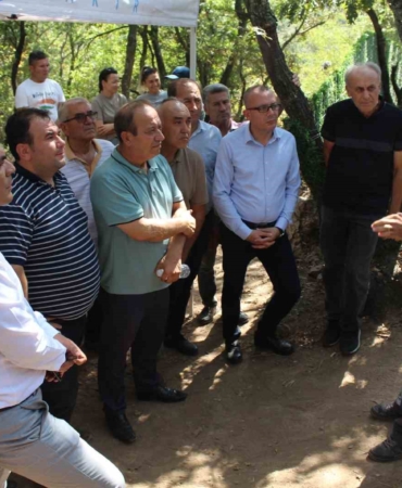 Çan Kent Konseyi İnkaya Mağarası’nda Devam Eden Kazı Çalışmalarını İnceledi