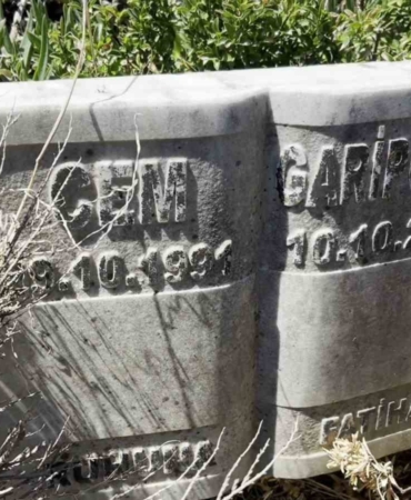 Cem Garipoğlu’nun açılacak olan mezarının son hali böyle görüntülendi