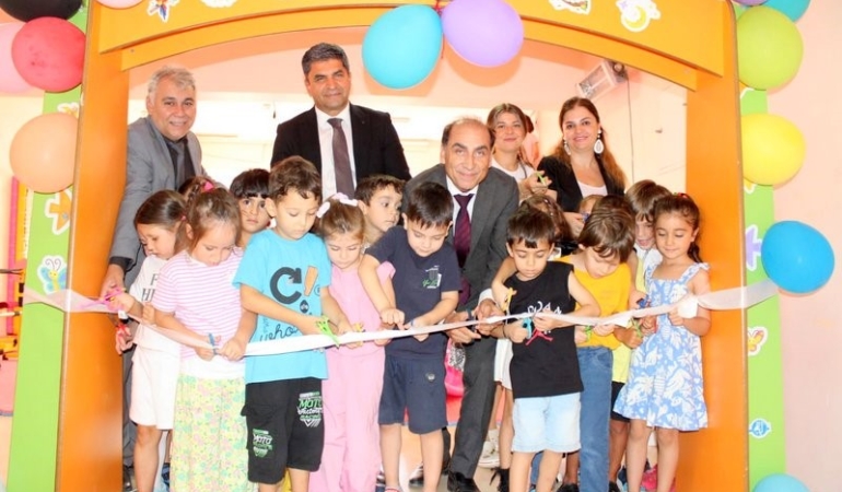 Çınarcık Çiçek Yuvası Anaokulu’nda oyun salonu açılışı