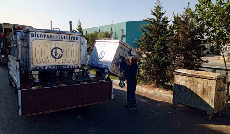 Çöp konteynerleri yenileniyor