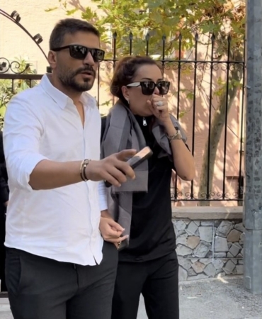 Dilan ve Engin Polat çifti fenomen Kübra Aykut’u son yolculuğuna uğurladı