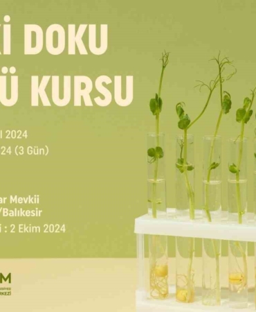 Dördüncü Bitki Doku Kültürü Kursu başlıyor