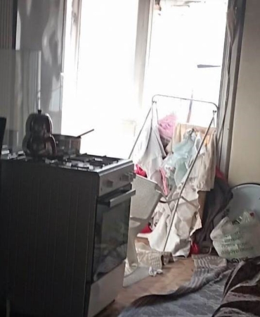 Edremit’te mutfakta yangın çıktı