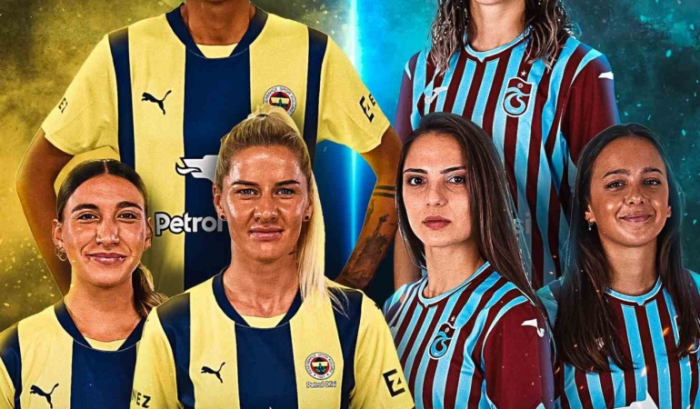 Fenerbahçe Petrol Ofisi ile Trabzonspor Petrol Ofisi kadın futbol takımları pazar günü karşı karşıya geliyor