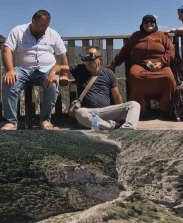 Fpv dronun çektiği görüntüleri izleyen vatandaşın korku dolu anları gülümsetti