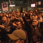 İsrail Başkonsolosluğu önünde Hizbullah lideri Hasan Nasrallah’ın öldürülmesi protesto edildi