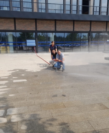 İtfaiyeden kongre merkezi personeline eğitim