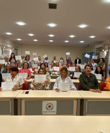 Kadın çiftçiler 5 günlük eğitimlerini tamamladı