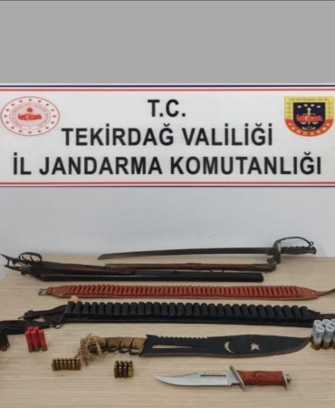 Kapaklı, Saray ve Marmaraereğlisi’nde operasyonlar: Tarihi eser, silah ve tütün ele geçirildi