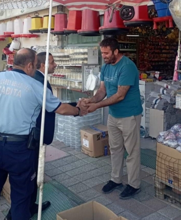 Karacabey’de kaldırım işgaline geçit yok