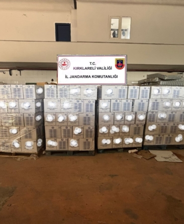 Kırklareli’nde 23 ton 500 litre sahte temizlik malzemesi ele geçirildi