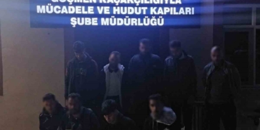 Kırklareli’nde 9 kaçak göçmen yakalandı