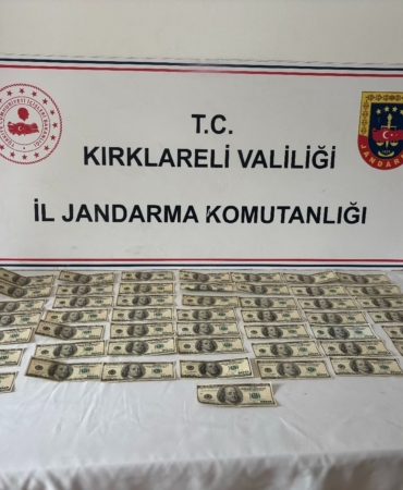 Kırklareli’nde sahte para operasyonu: 5 bin dolar ele geçirildi