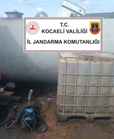 Kocaeli’de 25 bin litre kaçak akaryakıt ele geçirildi