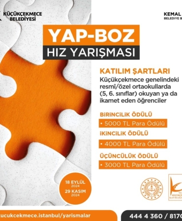 Küçükçekmece Belediyesi’nin ödüllü yarışmaları başlıyor