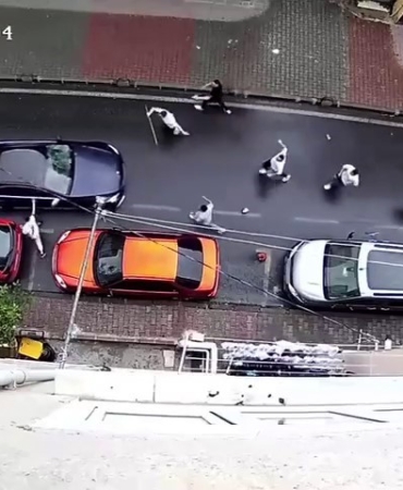 Küçükçekmece’de yabancı uyruklu şahısları kavgasına ortalık karıştı