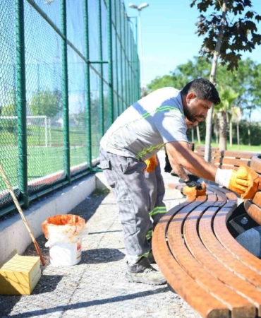 Mesire alanları ve parklarda bakım çalışması