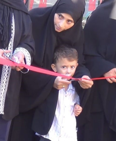 Minik Alp, şehit babasının adına açılan çocuk parkının açılışını yaptı