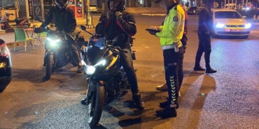 Motosiklet sürücülerine sıkı denetim