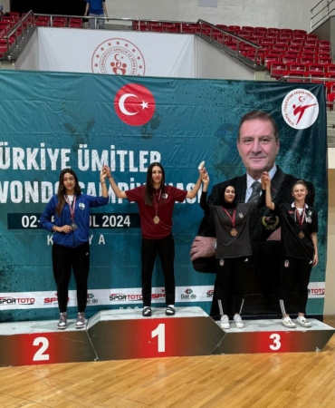 Osmangazili tekvandocu Türkiye ikincisi oldu