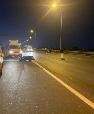Otomobille çarpışan motosiklet sürücüsü genç hayatını kaybetti