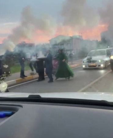 Pendik’te düğün konvoyu yaparak yolu kapatan sürücülere para cezası