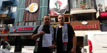 Pendik’te İsrail’i boykot pankartı asan işletmeye İBB ceza kesti