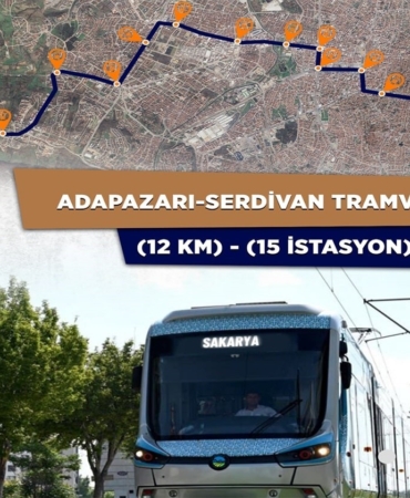 Sakarya’da raylı sistemin ilk etabı için proje başlıyor