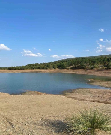 Selöz Gölet’inde su seviyesinde önemli düşüş yaşandı