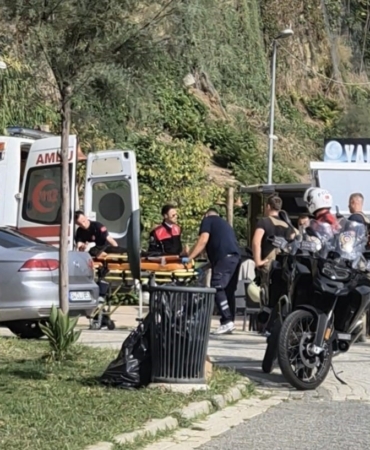 Silivri’de uçurumdan araç uçtu: 1 yaralı