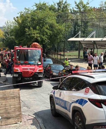 Şişli’de bir plazada yangın paniği