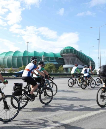 Sporseverler, yeşile pedalladı